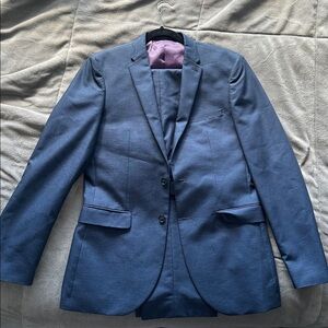 Men's Blue Suit 40L Slim Fit + 34L pants